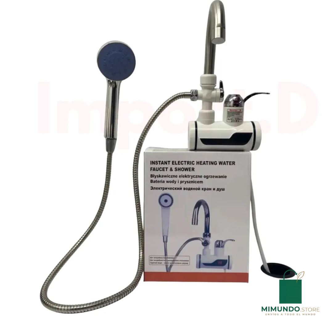 Grifo Calentador Eléctrico con Ducha
